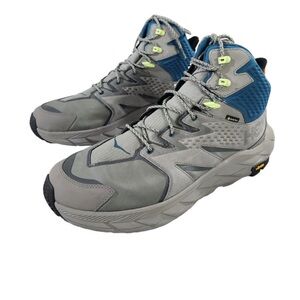 Hoka Men's Gray and Blue Athletic Shoes